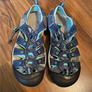 Keen Blue and Black Outdoor Sandals